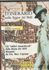 Copertina libro Itinerario nella Roma del Belli