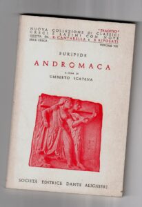 Copertina libro Andromaca  (testo greco)