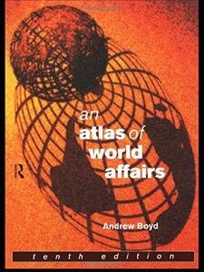 Copertina libro Atlas of World Affairs  Tenth Edition