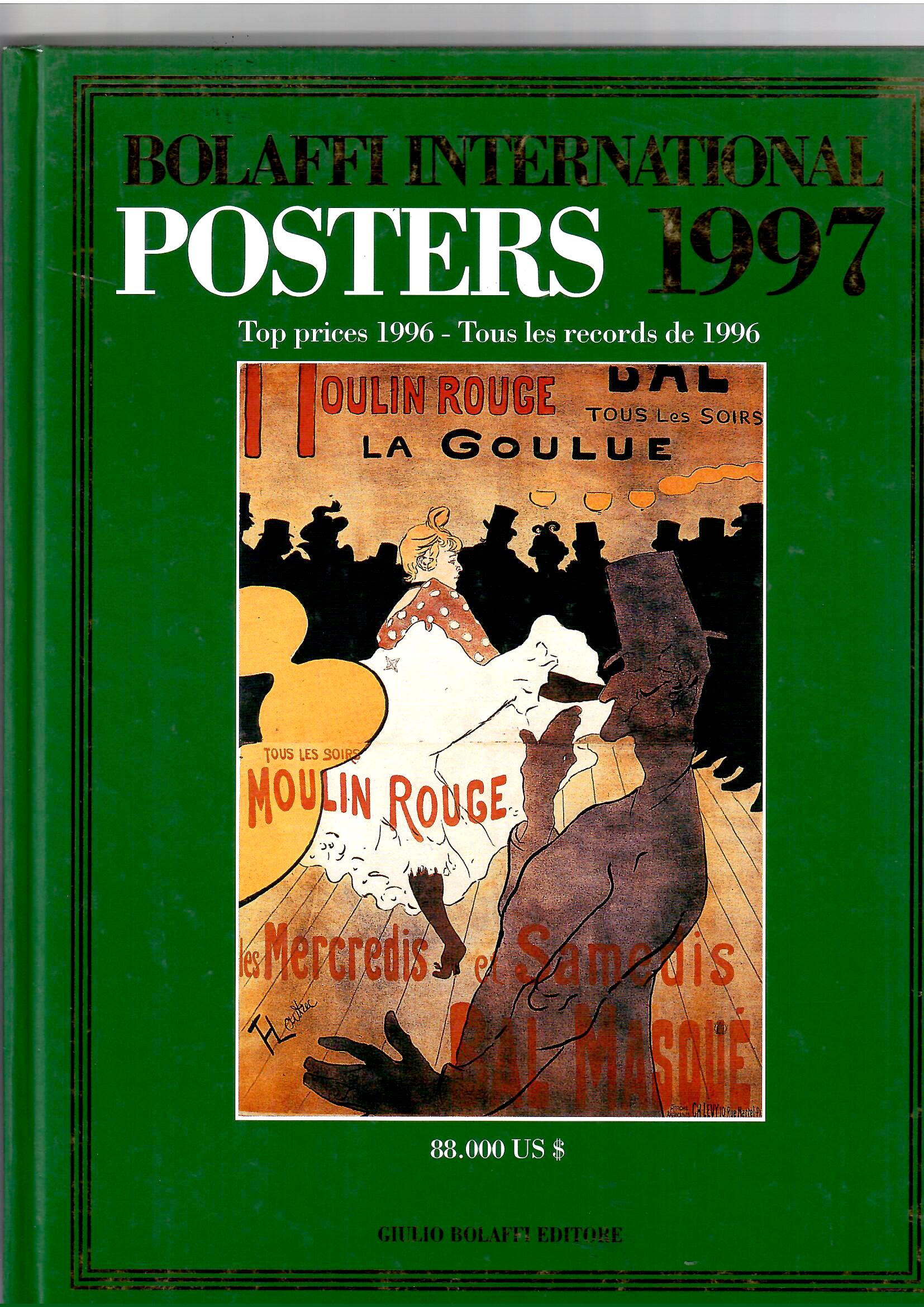 Copertina libro Bolaffi International Posters 1997