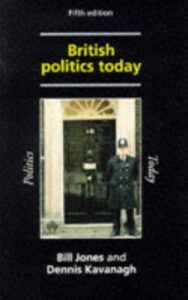 Copertina libro British Politics Today