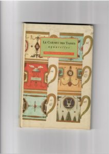 Copertina libro Carnet des tasses Aquarelles