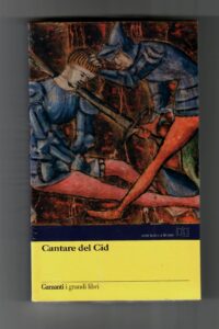 Copertina libro Cantare del Cid (testo spagnolo a fronte)
