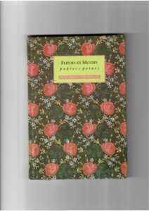 Copertina libro Fleurs et motifs papiers peints