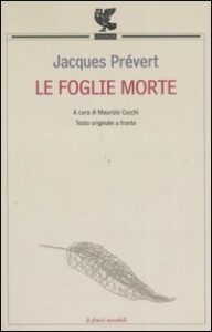 Copertina libro Foglie morte (testo francese a fronte)