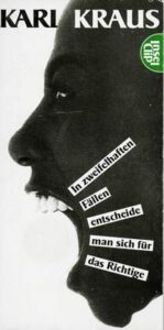 Copertina libro In zweifelhalten Fällen entscheide man sich für das Richtige