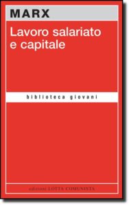 Copertina libro Lavoro salariato e capitale
