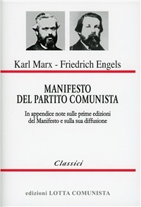 Copertina libro Manifesto del partito comunista