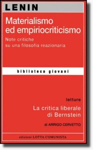 Copertina libro Materialismo ed Empiriocriticismo