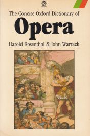 Copertina libro Concise Oxford Dictionary of Opera
