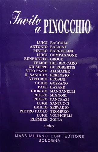 Copertina libro Invito a Pinocchio