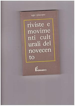 Copertina libro Riviste e movimenti culturali del novecento