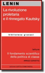 Copertina libro Rivoluzione proletaria e il rinnegato Kautsky
