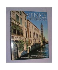 Copertina libro Venice Preserved