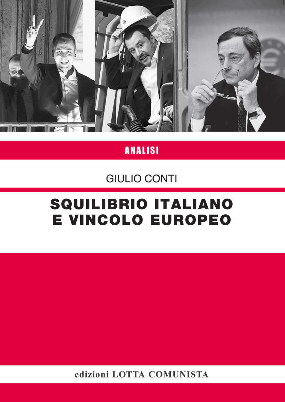 Copertina libro Squilibrio Italiano e vincolo Europeo