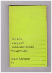 Copertina libro Gesang vom Lusitanischen. Popanz Mit Materialien