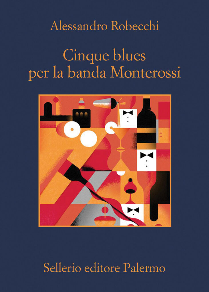 Copertina libro Cinque blues per la banda Monterossi