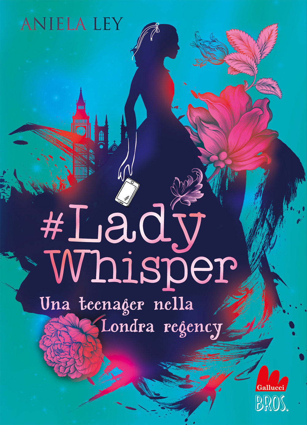 Copertina libro #Lady Whisper. Una teenager nella londra regency.