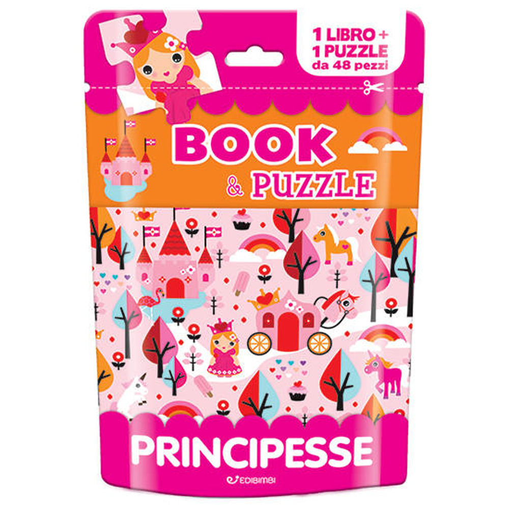 Copertina libro Book&Puzzle - Principesse