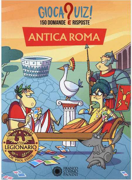 Copertina libro Antica Roma - Gioca Quiz
