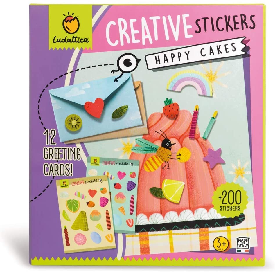 Copertina libro Creative Stickers - Happy Cakes