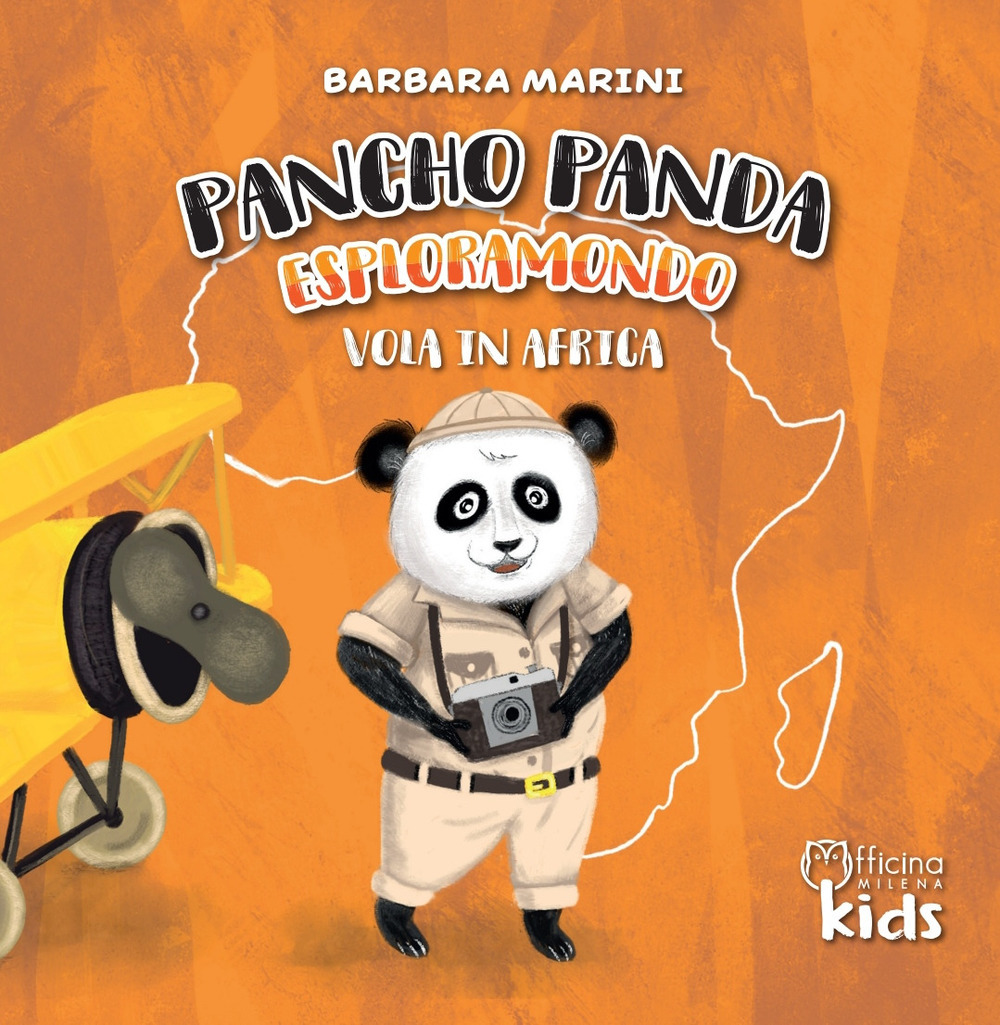 Copertina libro Pancho panda esploramondo vola in Africa