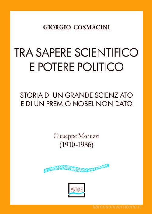 Copertina libro Tra sapere scientifico e potere politico