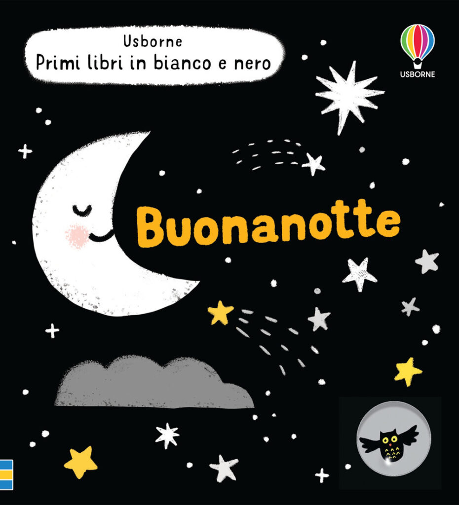 Copertina libro Buonanotte - Primi Libri in Bianco e Nero
