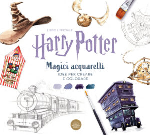Copertina libro Harry Potter Magici Acquarelli