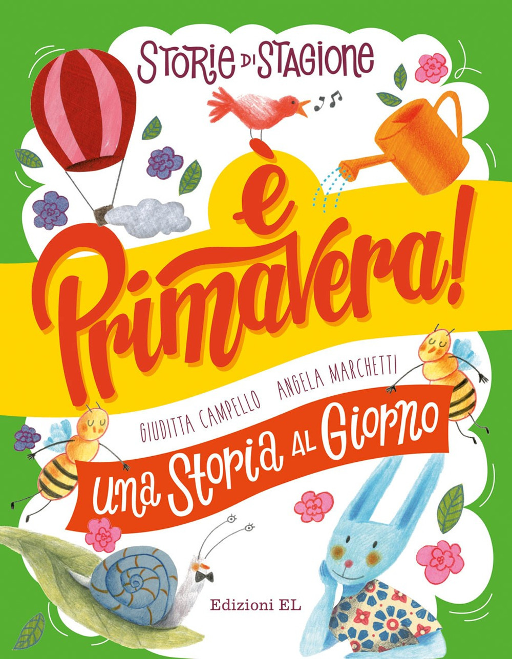 Copertina libro E' primavera Una storia al giorno
