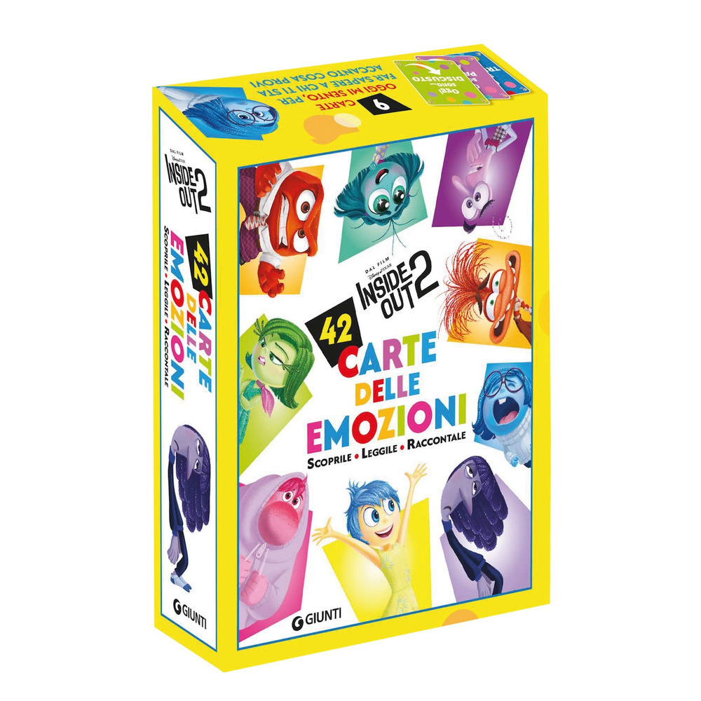 Copertina libro Inside Out 2 . 42 Carte delle emozioni