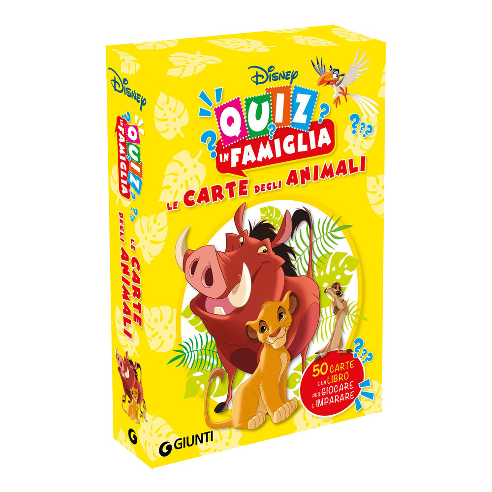 Copertina libro Quiz in famiglia.Le carte degli animali