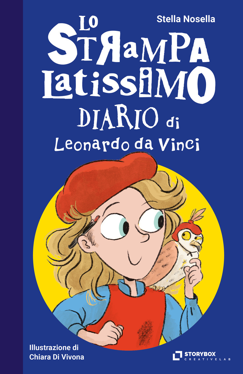Copertina libro Strampalatissimo Diario di Leonardo da Vinci