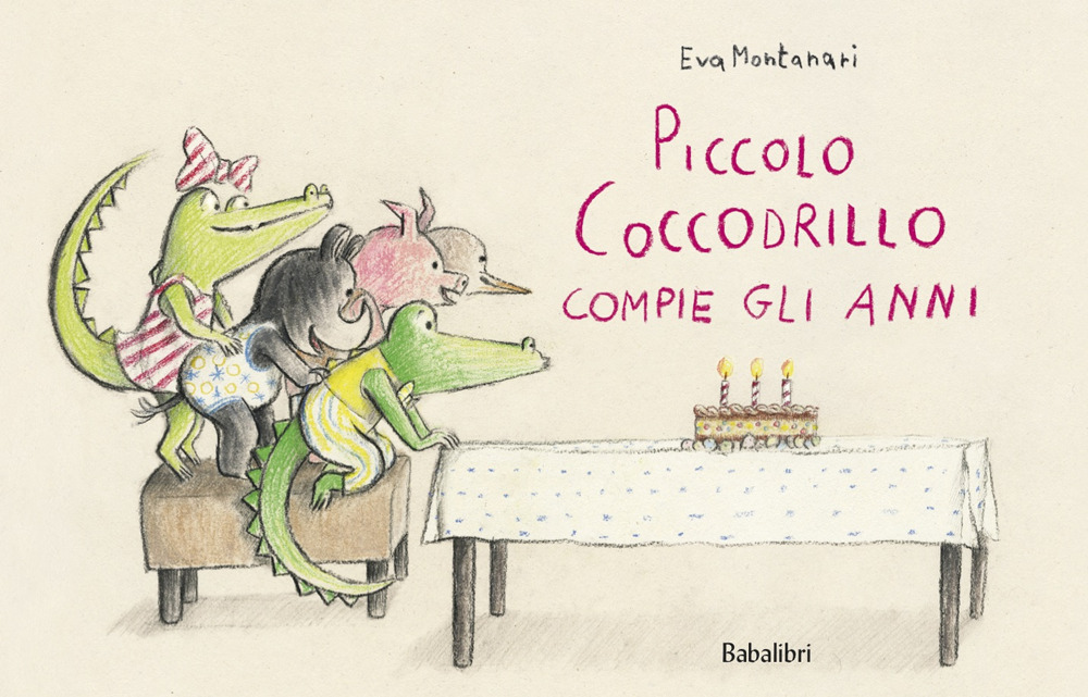 Copertina libro Piccolo Coccodrillo compie gli anni