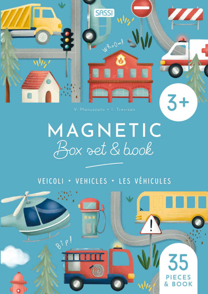 Copertina libro Veicoli - Magnetic Box Set & Book