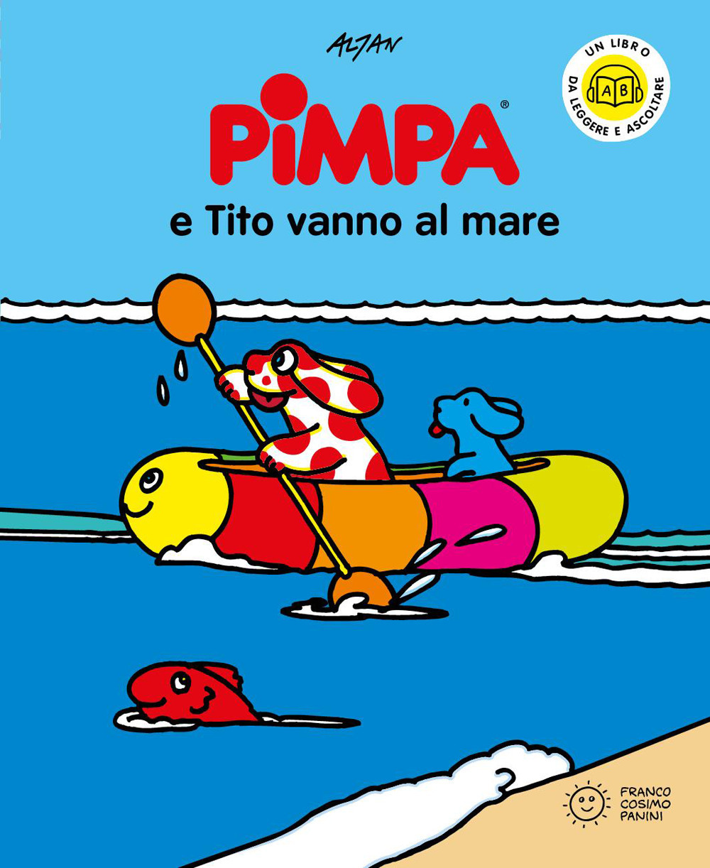 Copertina libro Pimpa e Tito vanno al mare