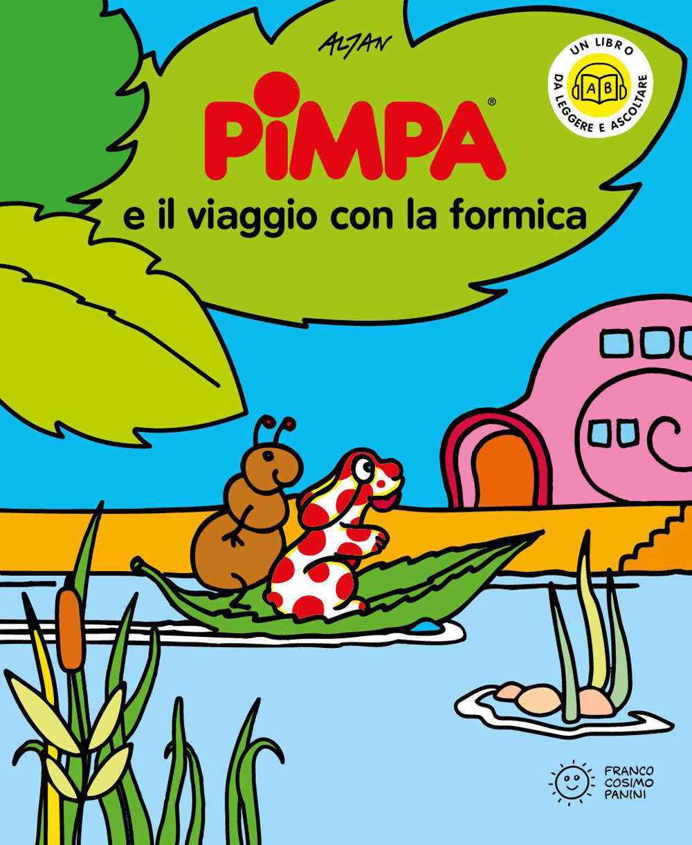 Copertina libro Pimpa e il viaggio con la formica