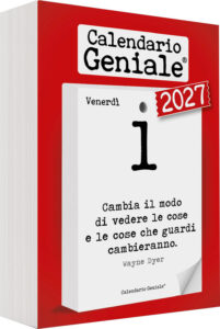 Copertina libro Calendario Geniale 2027